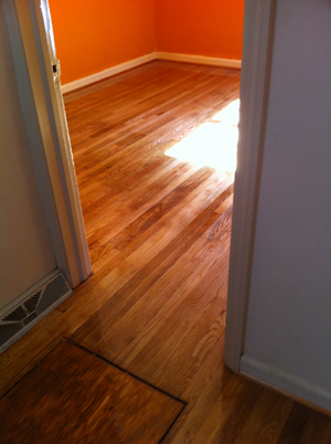 White Oak Floor refinishing in Tucker - After